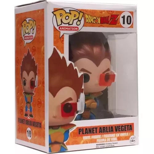 Funko Pop! Vegeta #10 Planet Arlia Dragon Ball Z Animation Box