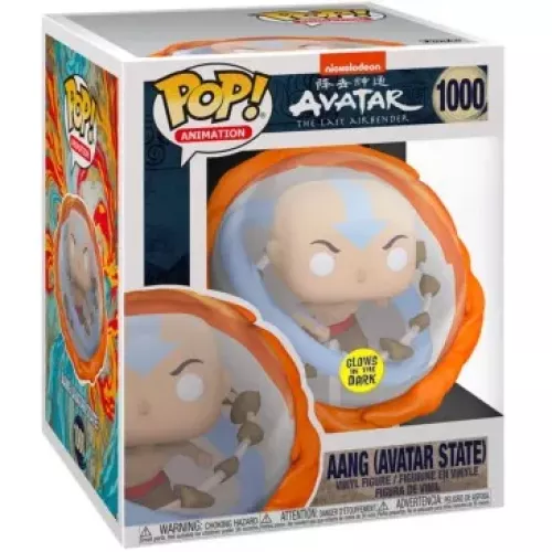 Funko Pop! Aang #1000 Glows in the Dark Nickelodeon Avatar The Last Airbender Box