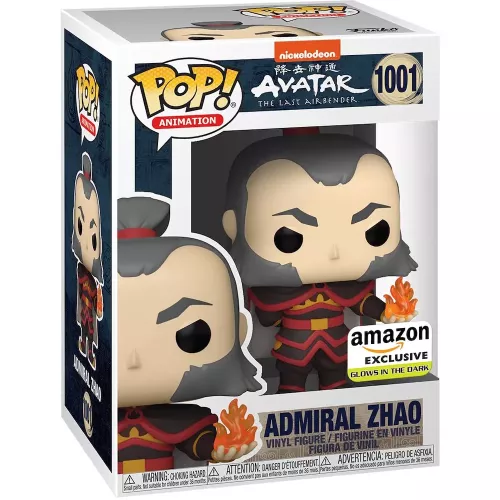 Funko Pop! Admiral Zhao #1001 Glows in the Dark Nickelodeon Avatar The Last Airbender Box