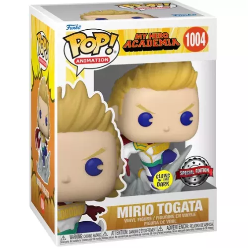 Funko Pop! Mirio Togata #1004 Hero Costume Glows in the Dark Box