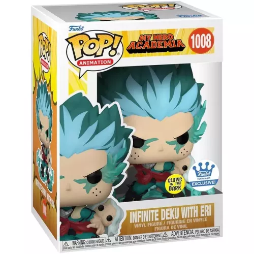 Funko Pop! Infinite Deku With Eri #1008 Glows in the Dark Box