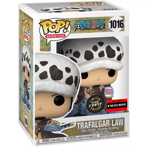 Funko Pop! Trafalgar Law #1016 Chase Glows in the Dark Box