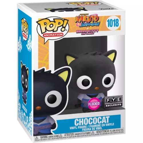 Funko Pop! Chococat #1018 Flocked Naruto Shippuden x Hello Kitty and Friends Box