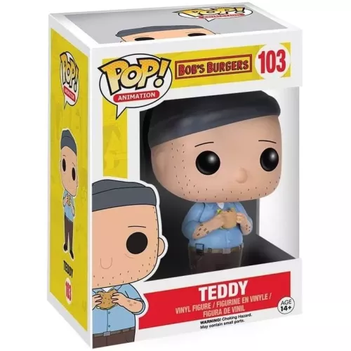 Funko Pop! Teddy #103 Bob's Burgers Animation Vinyl Figure Box