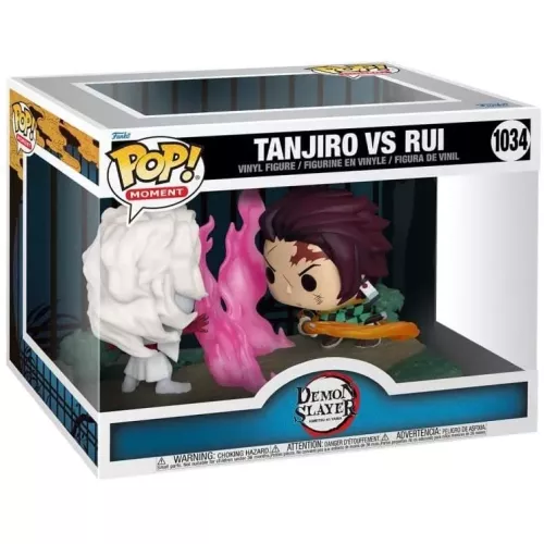 Funko Pop! Tanjiro vs Rui #1034 Demon Slayer Kimetsu no Yaiba Box