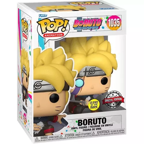 Funko Pop! Boruto #1035 with Marks Glows in the Dark Box