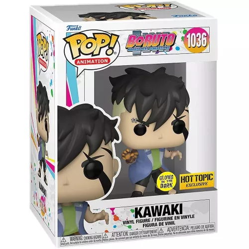 Funko Pop! Kawaki #1036 Glows in the Dark Boruto Naruto Next Generations Box