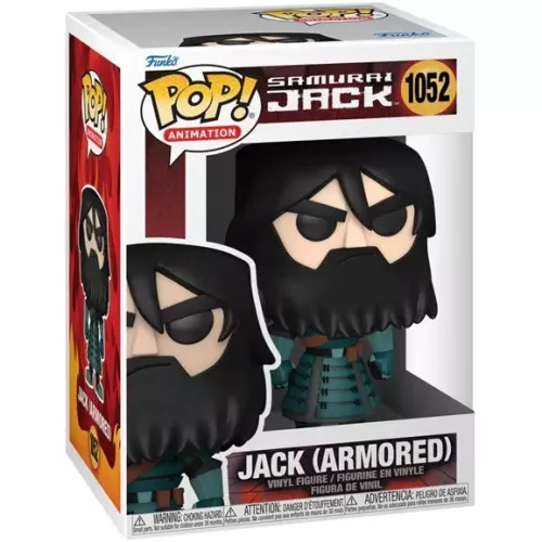 Funko Pop! Jack (Armored) #1052 Samurai Jack Animation Box