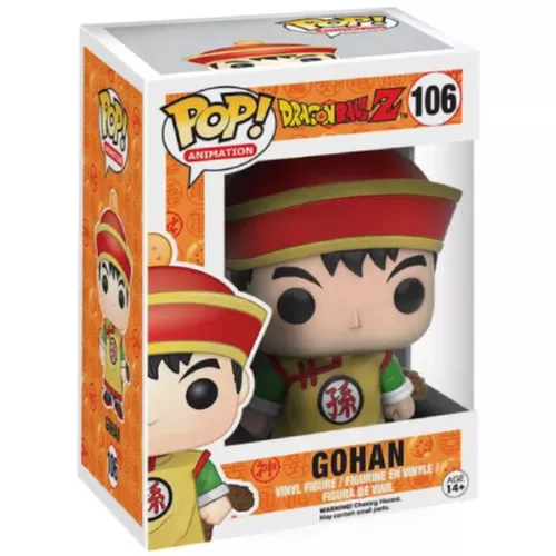 Funko Pop! Gohan #106 Dragon Ball Z Animation Vinyl Figure Box