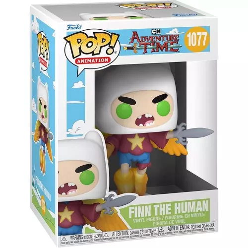 Funko Pop! Finn the Human #1077 Cartoon Network Adventure Time Box