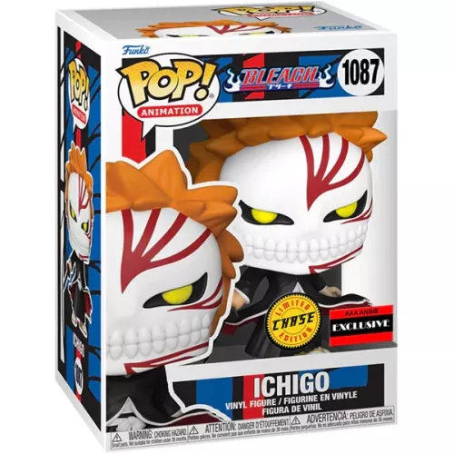 Funko Pop! Ichigo #1087 Masked Chase Bleach Animation Box