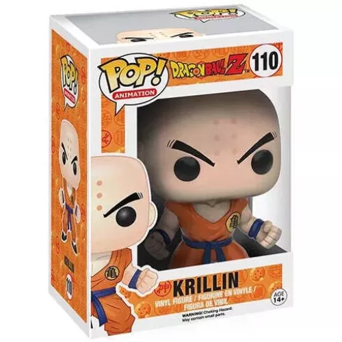 Funko Pop! Krillin #110 Dragon Ball Z Animation Vinyl Figure Box