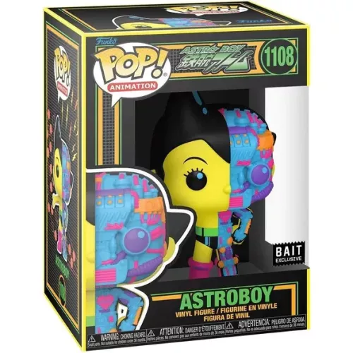 Funko Pop! Astro Boy #1108 Half Exposed Blacklight Box