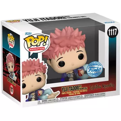 Funko Pop! Yuji Itadori with Tsukamoto Doll #1117 Jujutsu Kaisen Box