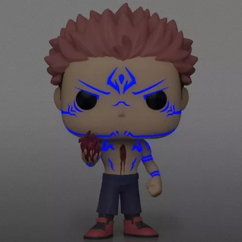 Funko Pop! Ryomen Sukuna #1118 with Heart Chase Glows in the Dark