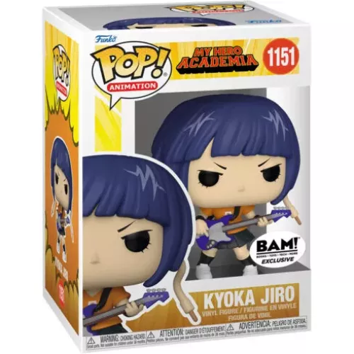 Funko Pop! Kyoka Jiro #1151 with Guitar My Hero Academia Box