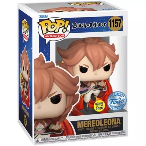 Funko Pop! Mereoleona #1157 Glows in the Dark Black Clover Box