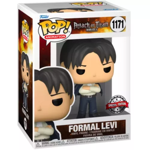 Funko Pop! Formal Levi #1171 Attack on Titan Animation Box