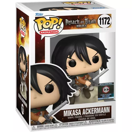 Funko Pop! Mikasa Ackermann #1172 Attack on Titan Animation Box