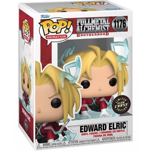 Funko Pop! Edward Elric #1176 Chase Glows in the Dark Box