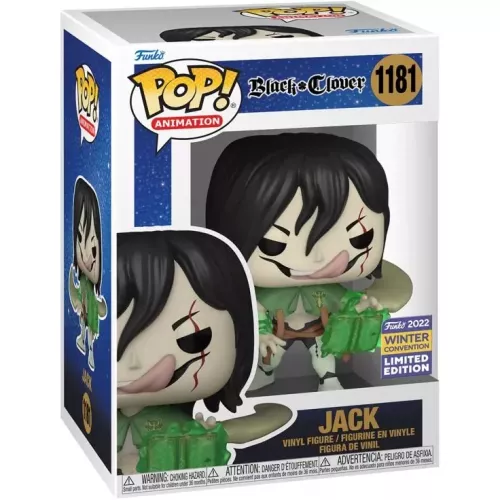 Funko Pop! Jack #1181 Black Clover Animation Vinyl Figure Box