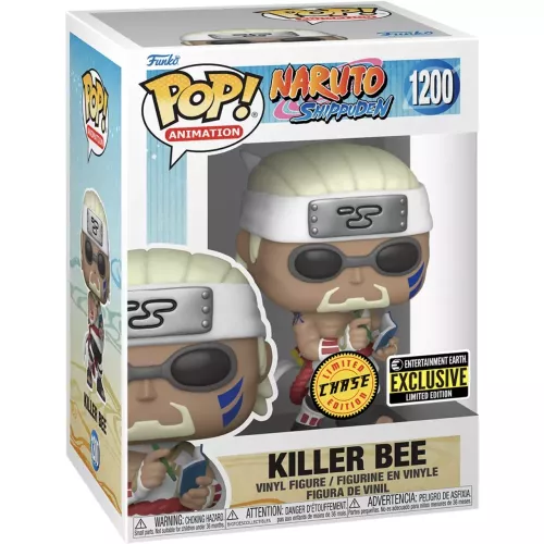 Funko Pop! Killer Bee #1200 with Notebook Chase Naruto Shippuden Box