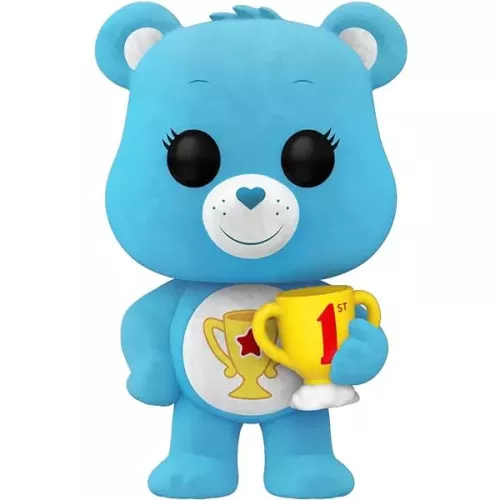 Funko Pop! Champ Bear #1203 Chase Flocked Care Bears 40th Anniversary