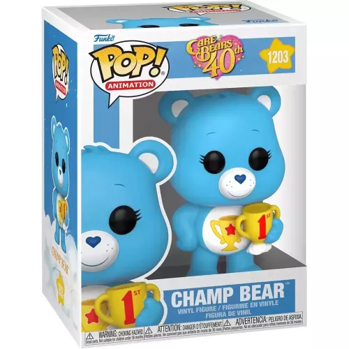Funko Pop! Champ Bear #1203 Care Bears 40th Anniversary Box