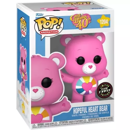 Funko Pop! Hopeful Heart Bear #1204 Chase Glows in the Dark Box