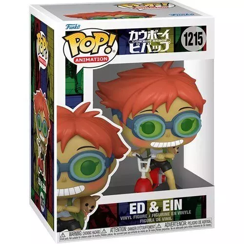 Funko Pop! Ed & Ein #1215 Cowboy Bebop Animation Vinyl Figure Box