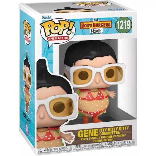 Funko Pop! Gene Itty Bitty Ditty Committee #1219 The Bob's Burgers Movie Box
