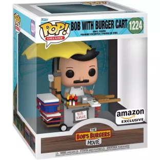 Bob with Burger Cart