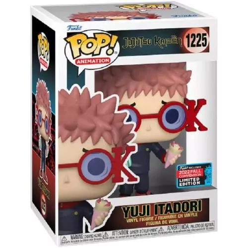 Funko Pop! Yuji Itadori #1225 with Glasses Jujutsu Kaisen Box