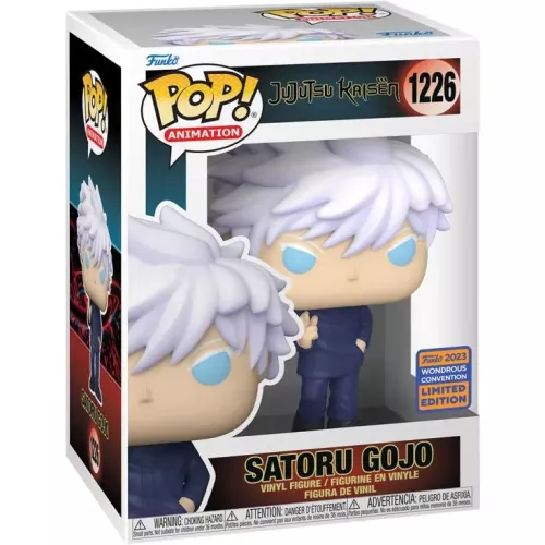 Funko Pop! Satoru Gojo #1226 Unmasked Jujutsu Kaisen Box