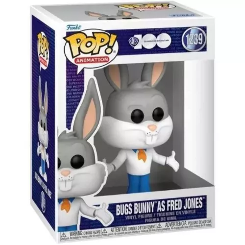 Funko Pop! Bugs Bunny as Fred Jones #1239 Warner Bros. 100 Celebrating Every Story Box