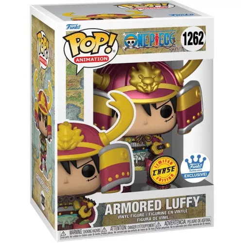 Funko Pop! Armored Luffy #1262 Chase Metallic One Piece Box