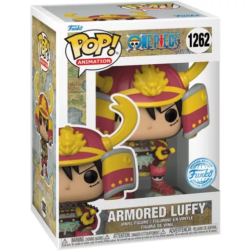 Funko Pop! Armored Luffy #1262 One Piece Animation Box