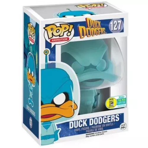Funko Pop! Duck Dodgers #127 Blue Glows in the Dark Box
