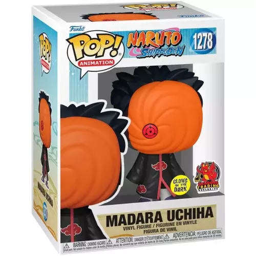 Funko Pop! Madara Uchiha #1278 Glows in the Dark Naruto Shippuden Box