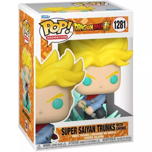 Funko Pop! Super Saiyan Trunks with Sword #1281 Dragon Ball Super Box
