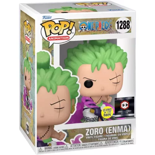 Funko Pop! Zoro (Enma) #1288 Glows in the Dark One Piece Box