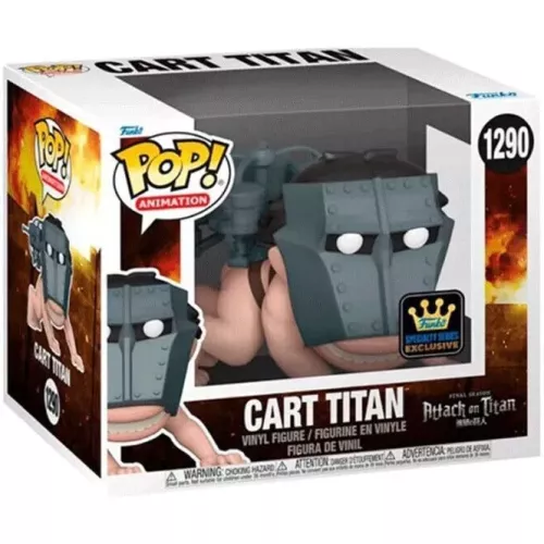 Funko Pop! Cart Titan #1290 Attack on Titan Final Season Box