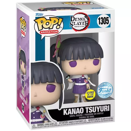 Funko Pop! Kanao Tsuyuri #1305 Glows in the Dark Demon Slayer Kimetsu no Yaiba Box