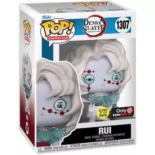 Funko Pop! Rui #1307 Glows in the Dark Demon Slayer Kimetsu no Yaiba Box