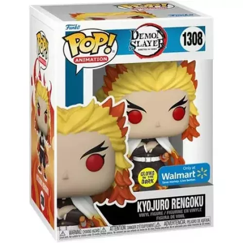 Funko Pop! Kyojuro Rengoku #1308 Glows in the Dark Box
