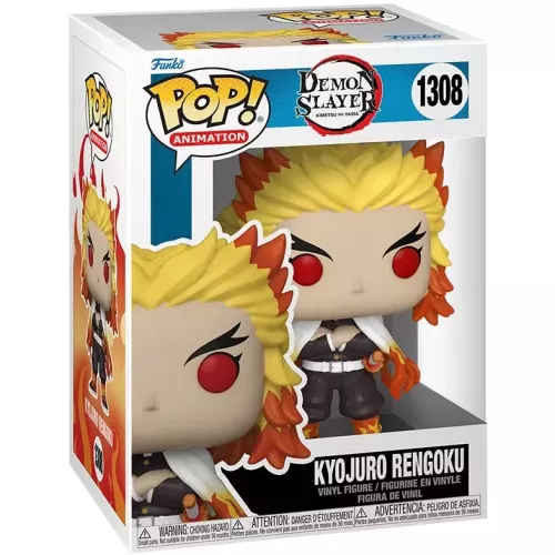 Funko Pop! Kyojuro Rengoku #1308 Demon Slayer Kimetsu no Yaiba Box