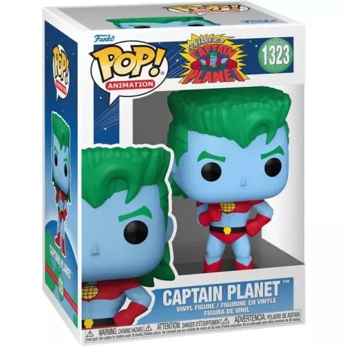 Funko Pop! Captain Planet #1323 The New Adventures of Captain Planet Box