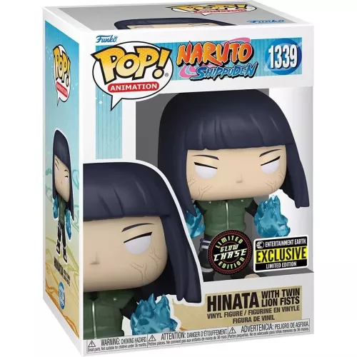 Funko Pop! Hinata with Twin Lion Fists #1339 Chase Glows in the Dark Box