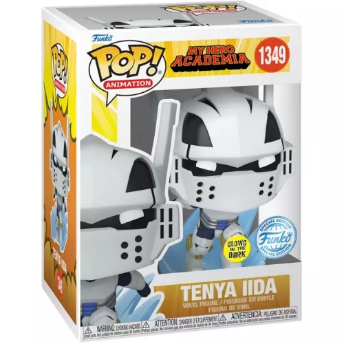 Funko Pop! Tenya Iida #1349 Glows in the Dark My Hero Academia Box