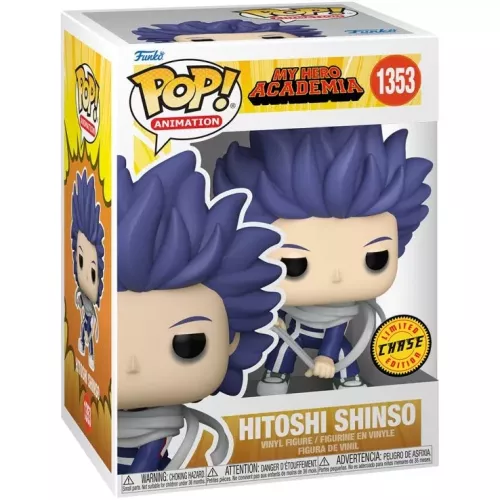 Funko Pop! Hitoshi Shinso #1353 Unmasked Chase My Hero Academia Box